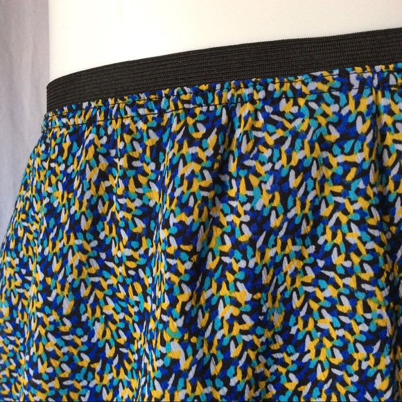 🚮 Avenue multicolor Tiered Polyester Midi Skirt - ruffles - Plus sized - Picture 8 of 8